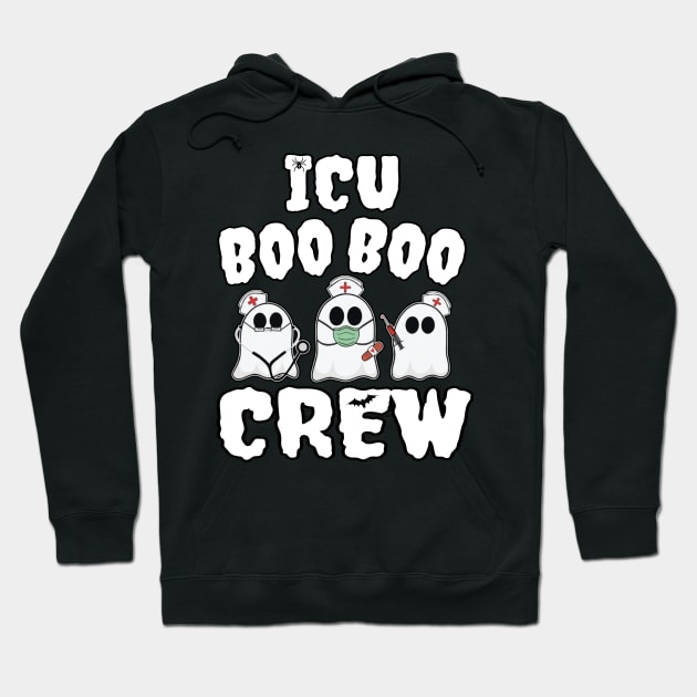 ICU Boo Boo CREW  Halloween Special Hoodie by Duds4Fun